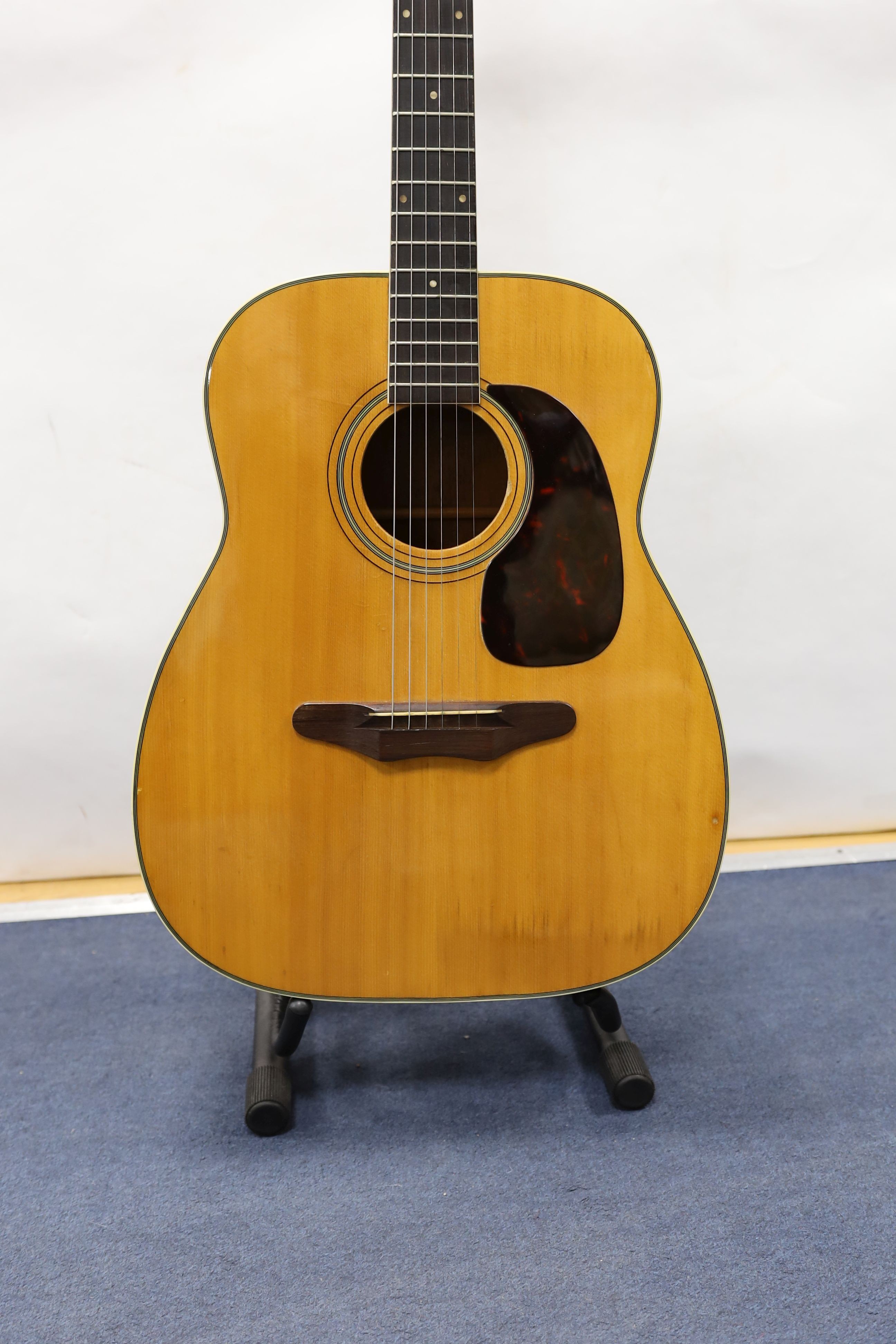 A Harmony Sovereign acoustic guitar